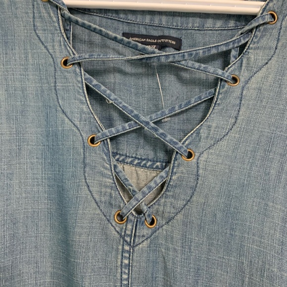 American Eagle denim XS dress NWOT - Picture 10 of 10